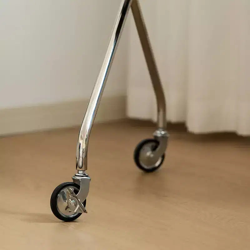 Rollbarer TV-Ständer mit antikem, schwarzem, beweglichem Ständer für bodenstehende Display-TV-Schränke und Projektions-TV-Ständer