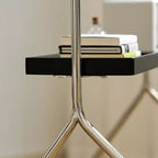 Rollbarer TV-Ständer mit antikem, schwarzem, beweglichem Ständer für bodenstehende Display-TV-Schränke und Projektions-TV-Ständer