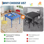 Klappbarer Kinder-Tisch und -Stühle, Jungen- und Mädchen-Aktivitätstisch für Esszimmer, Kindertagesstätte, Klassenzimmer