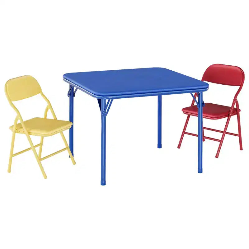 Klappbarer Kinder-Tisch und -Stühle, Jungen- und Mädchen-Aktivitätstisch für Esszimmer, Kindertagesstätte, Klassenzimmer