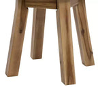 Runder Beistelltisch aus Massivholz D40x40