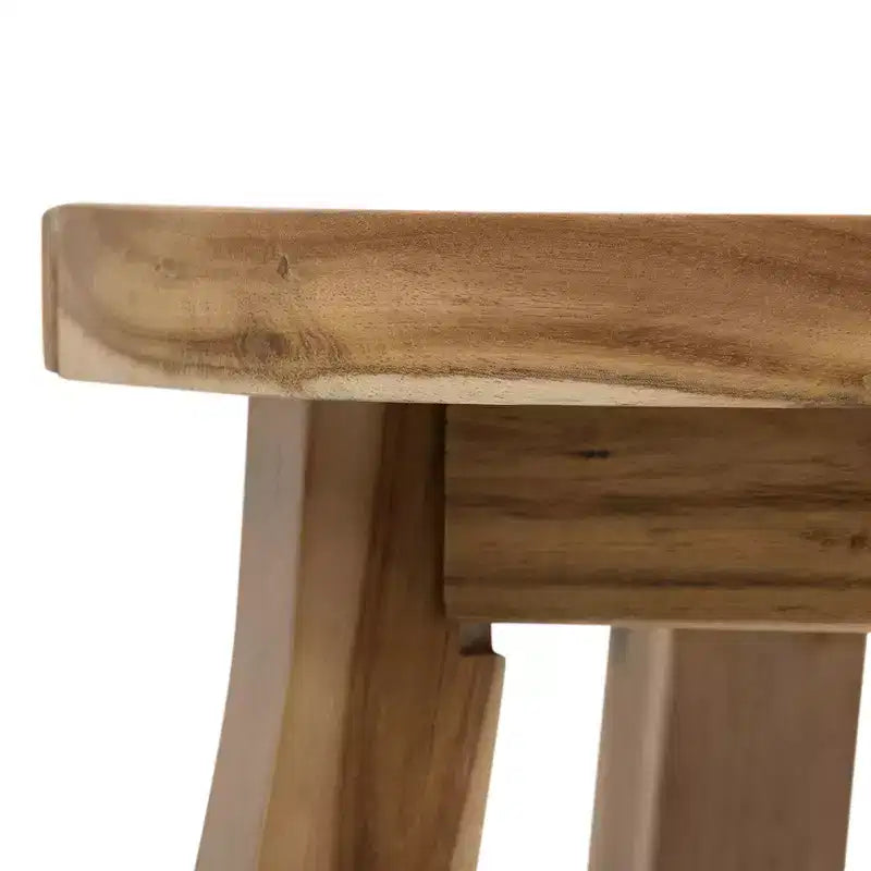 Runder Beistelltisch aus Massivholz D40x40