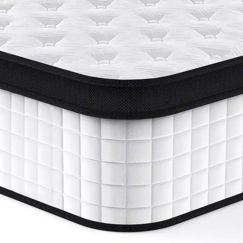 King Size 12 Zoll Hybrid Matratze, Mittel Plüsch, Individuelle Taschenfedern, CertiPUR-US Memory Foam