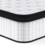 King Size 12 Zoll Hybrid Matratze, Mittel Plüsch, Individuelle Taschenfedern, CertiPUR-US Memory Foam