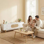 70-Zoll-TV-Ständer für 80-Zoll- und kleinere Fernseher, minimalistischer TV-Konsolentisch mit Schubladen, Medien- und Unterhaltungszentrum für Wohn- und Schlafzimmer