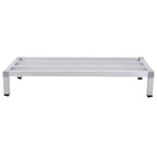 Aluminium-Regal mit 1000lbs Tragkraft, gewerbliches Bodenregal für Restaurants, Küchen, Geschäfte