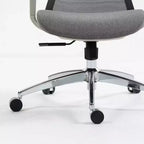 Ergonomischer Bürostuhl mit Netzrückenlehne, 120° Neigungsfunktion & 360° drehbar, PC-Stuhl mit Nylonfuß und Rollen, Höhenverstellbar