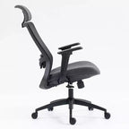 Ergonomischer Bürostuhl mit Netzrückenlehne, 120° Neigungsfunktion & 360° drehbar, PC-Stuhl mit Nylonfuß und Rollen, Höhenverstellbar