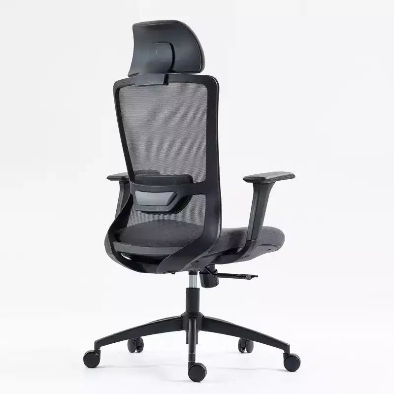 Ergonomischer Bürostuhl mit Netzrückenlehne, 120° Neigungsfunktion & 360° drehbar, PC-Stuhl mit Nylonfuß und Rollen, Höhenverstellbar
