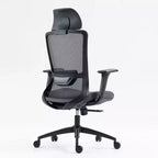 Ergonomischer Bürostuhl mit Netzrückenlehne, 120° Neigungsfunktion & 360° drehbar, PC-Stuhl mit Nylonfuß und Rollen, Höhenverstellbar