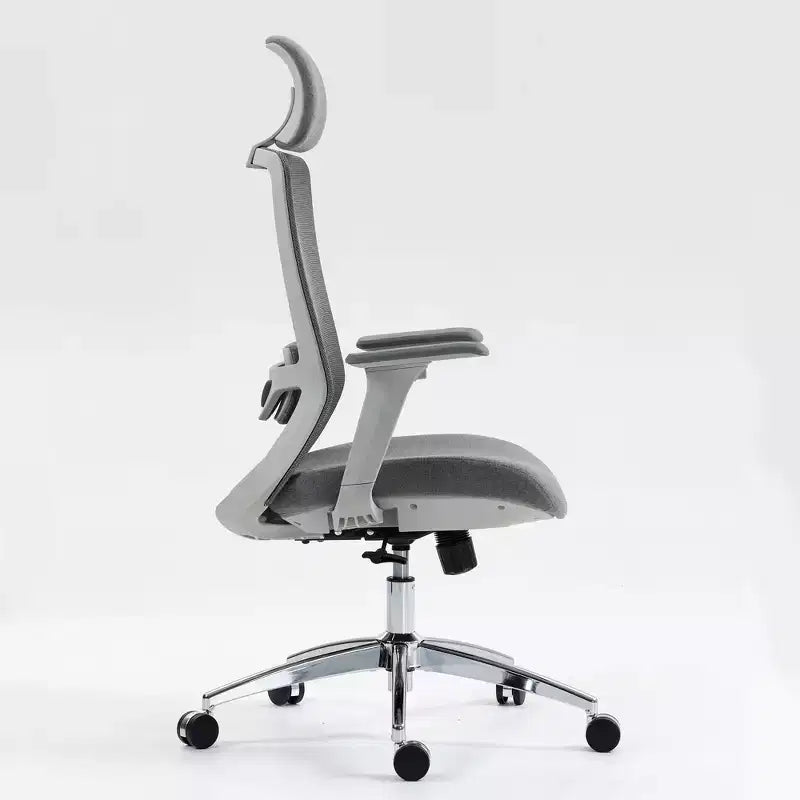 Ergonomischer Bürostuhl mit Netzrückenlehne, 120° Neigungsfunktion & 360° drehbar, PC-Stuhl mit Nylonfuß und Rollen, Höhenverstellbar