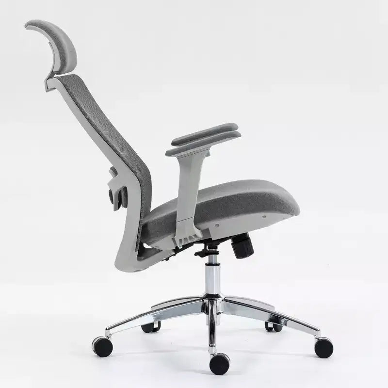 Ergonomischer Bürostuhl mit Netzrückenlehne, 120° Neigungsfunktion & 360° drehbar, PC-Stuhl mit Nylonfuß und Rollen, Höhenverstellbar
