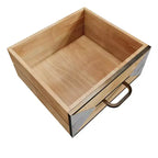 Moderner Holzschrank mit 3 Schubladen, freistehender Konsolentisch, vielseitiger Organizer für Eingangsbereich, Schlafzimmer, Flur und mehr