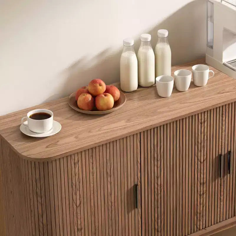 Buffetschrank mit Aufbewahrungsschrank, Besteckschrank mit verstellbaren Einlegeböden, geeignet für Wohnzimmer