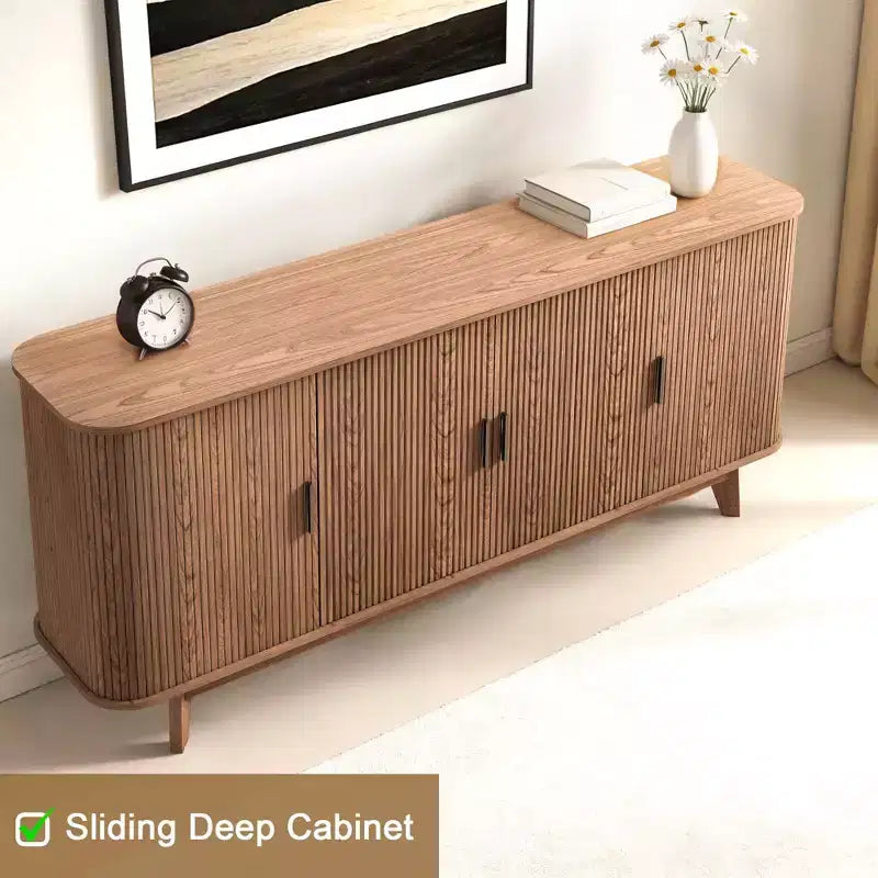 Buffetschrank mit Aufbewahrungsschrank, Besteckschrank mit verstellbaren Einlegeböden, geeignet für Wohnzimmer