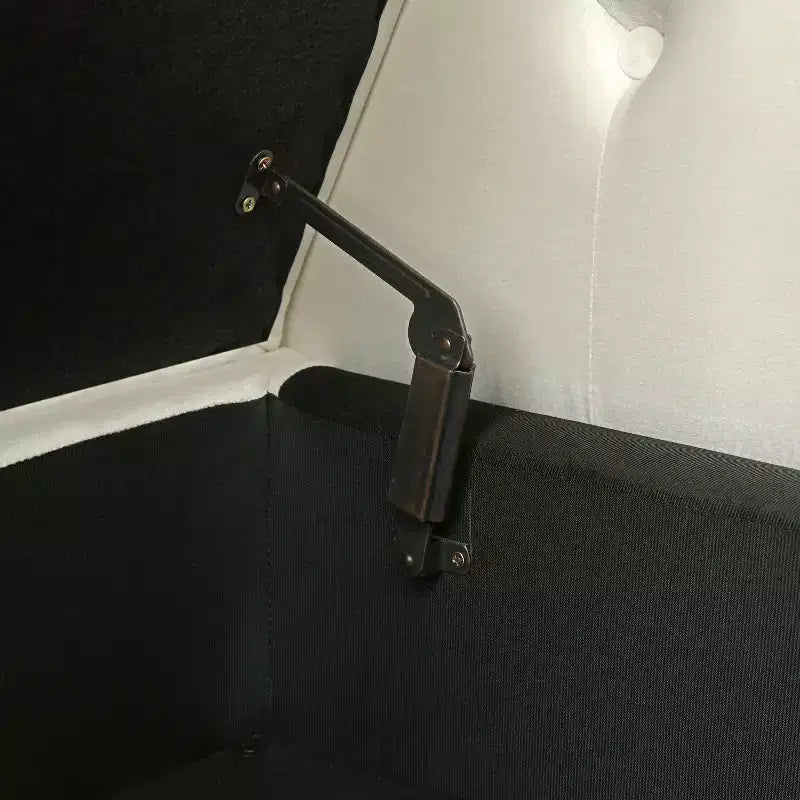 63 Aufbewahrungsbank mit Knopfheftung und gepolstertem Samtbezug, Bettbank am Fußende mit Holzbeinen, Eingangsbank für Wohnzimmer, Schlafzimmer