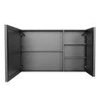 35 Zoll B x 24 Zoll H Aluminium-Medizinschrank mit Spiegel und Beleuchtung, Antibeschlag, Einfache Installation