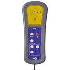 Massagesessel Dunkelgrau Stoff